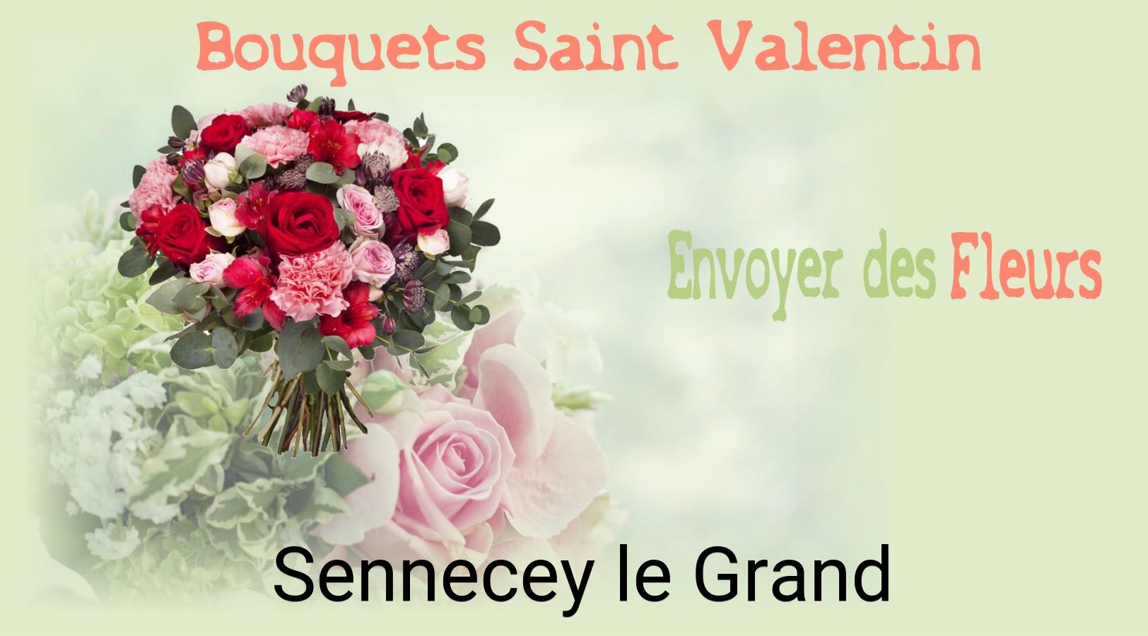 Roses de Saint-Valentin livrées à Sennecey-le-Grand